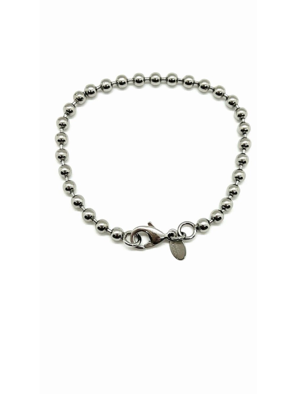 Milor Stainless Steel 8" Ball Chain Bracelet